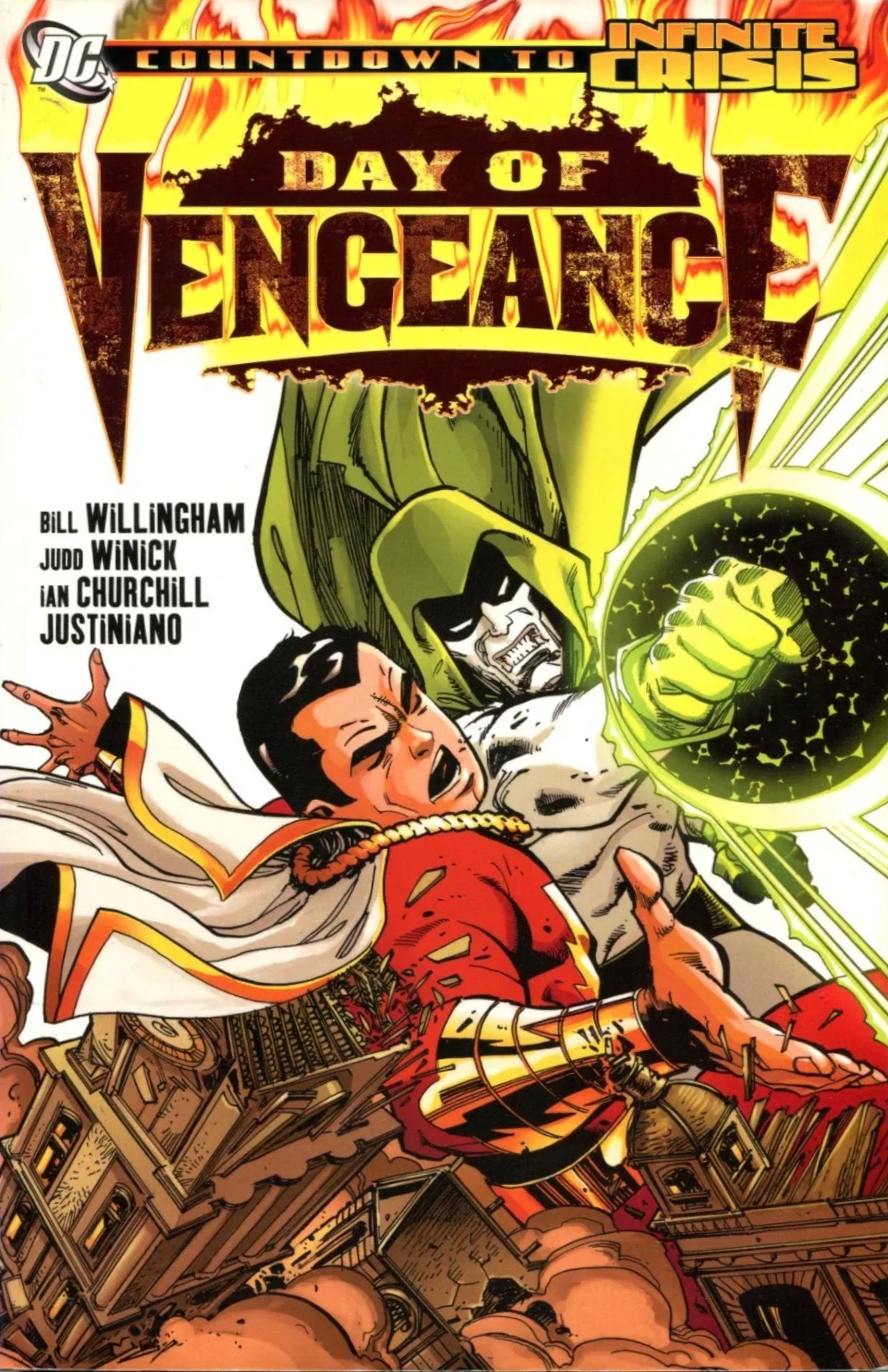 DC Comics, Day of Vengeance TPB, Bill Willingham, Judd Winick, Ian Churchill, Justiniano.
