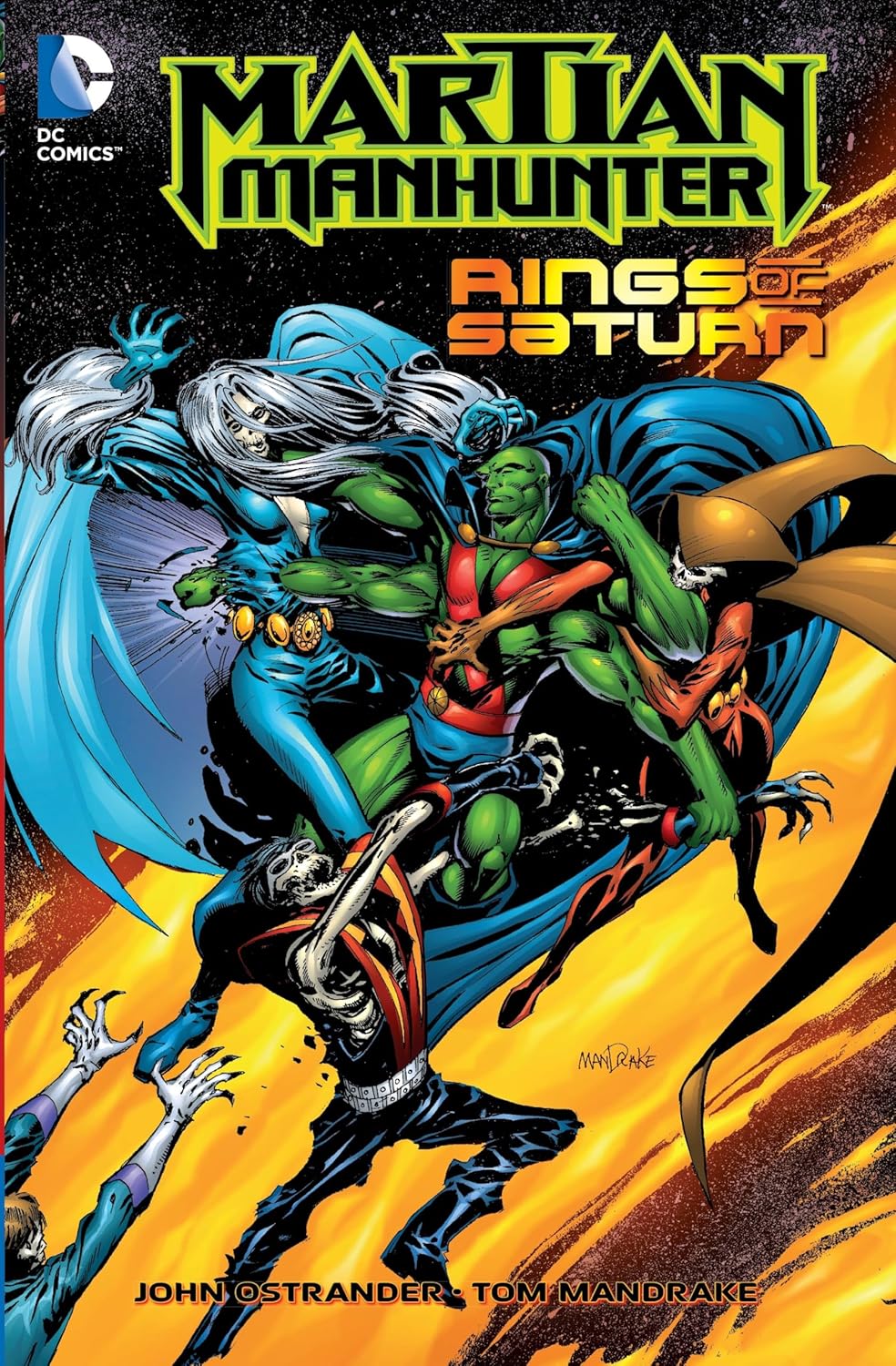 DC Comics, Martian Manhunter: Rings of Saturn TPB, John Ostrander, Tom Mandrake.