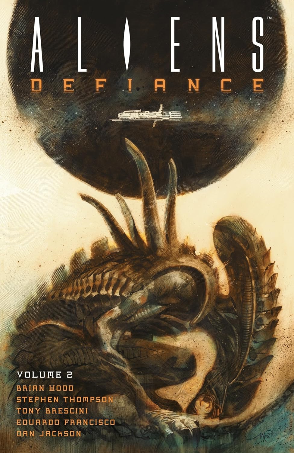 Dark Horse Books, Aliens: Defiance Volume 2 TPB, Brian Wood, Stephen Thompson, Tony Brescini, Eduardo Francisco.