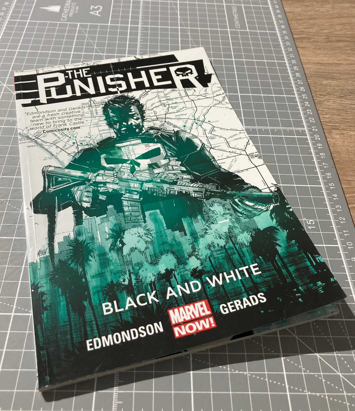The Punisher Volume 1: Black and White TPB (Ex-Library Book)