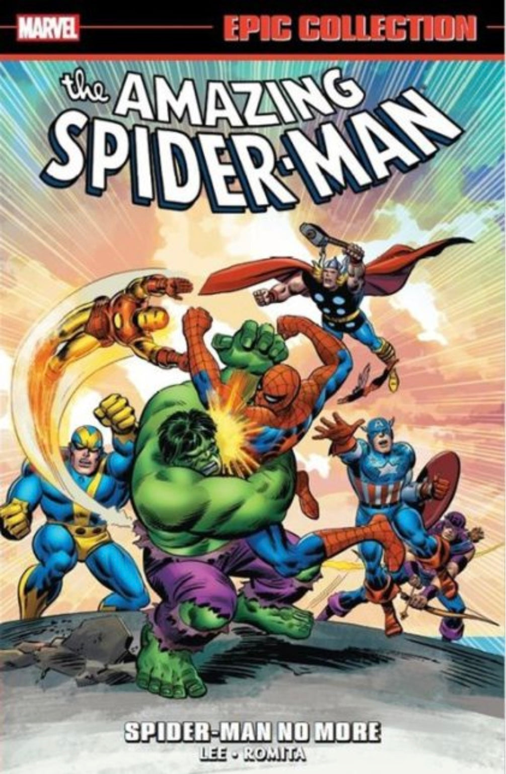 The Amazing Spider-Man Epic Collection, Marvel, Spider-man No More, Stan Lee, John Romita, Spider-Man, OOP, Out Of Print Graphic Novels. Hard to find.