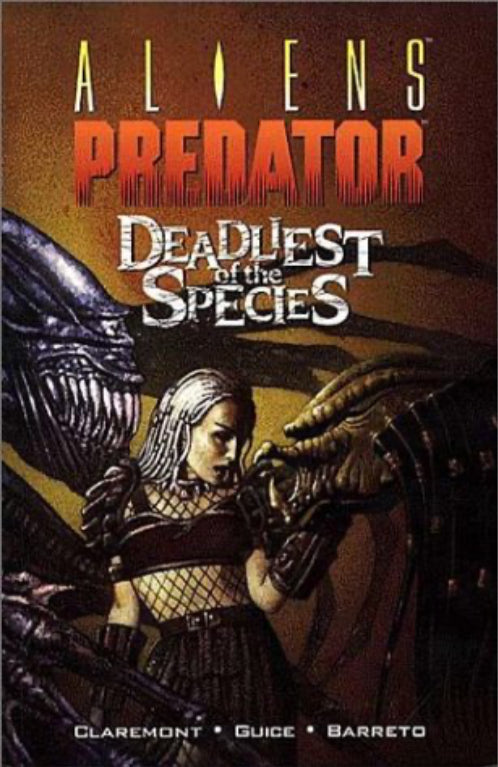 Aliens, Predator, Deadliest of the Species, John Bolon, Chris Clearmont, Signed, Dark Horse.