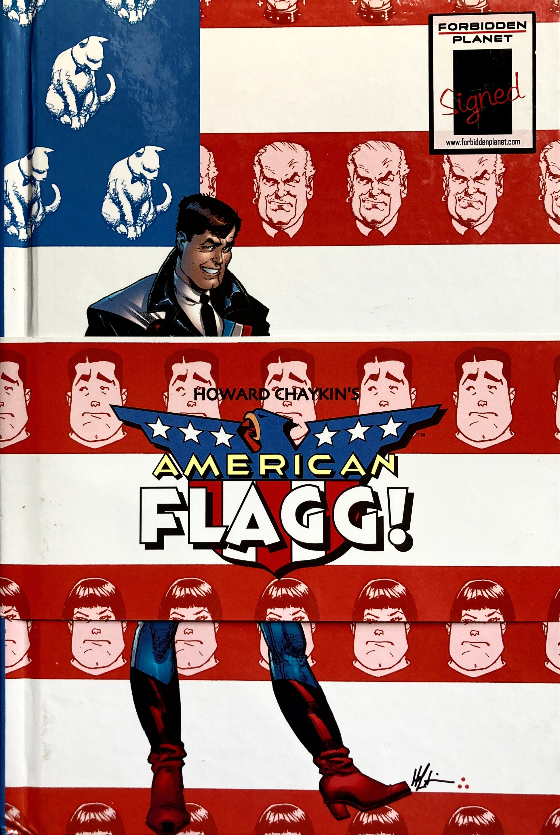 Image Comics, Dynamic Forces, Forbidden Planet, American Flagg! Vol. 1: Limited Signed Edition HB