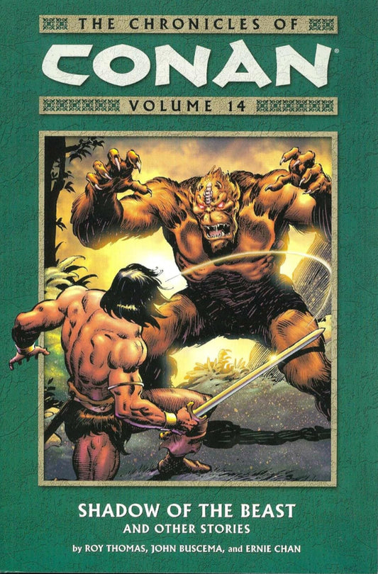 Marvel, Dark Horse, The Chronicles of Conan, Shadow of The Beast and other Stories, Roy Thomas, John Buscema, OOP.