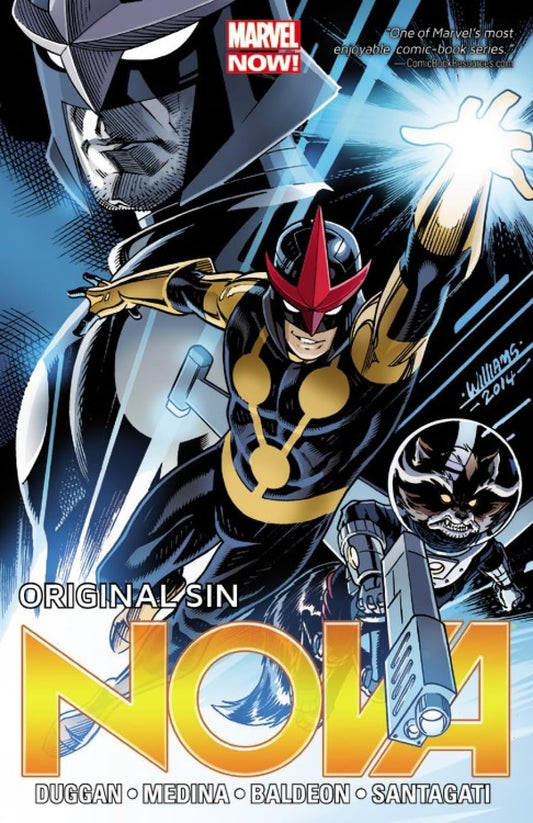 Marvel Comics, Nova Vol. 4: Original Sin, Gerry Duggan, Paco Medina, David Baldeon, Rocket Raccoon.