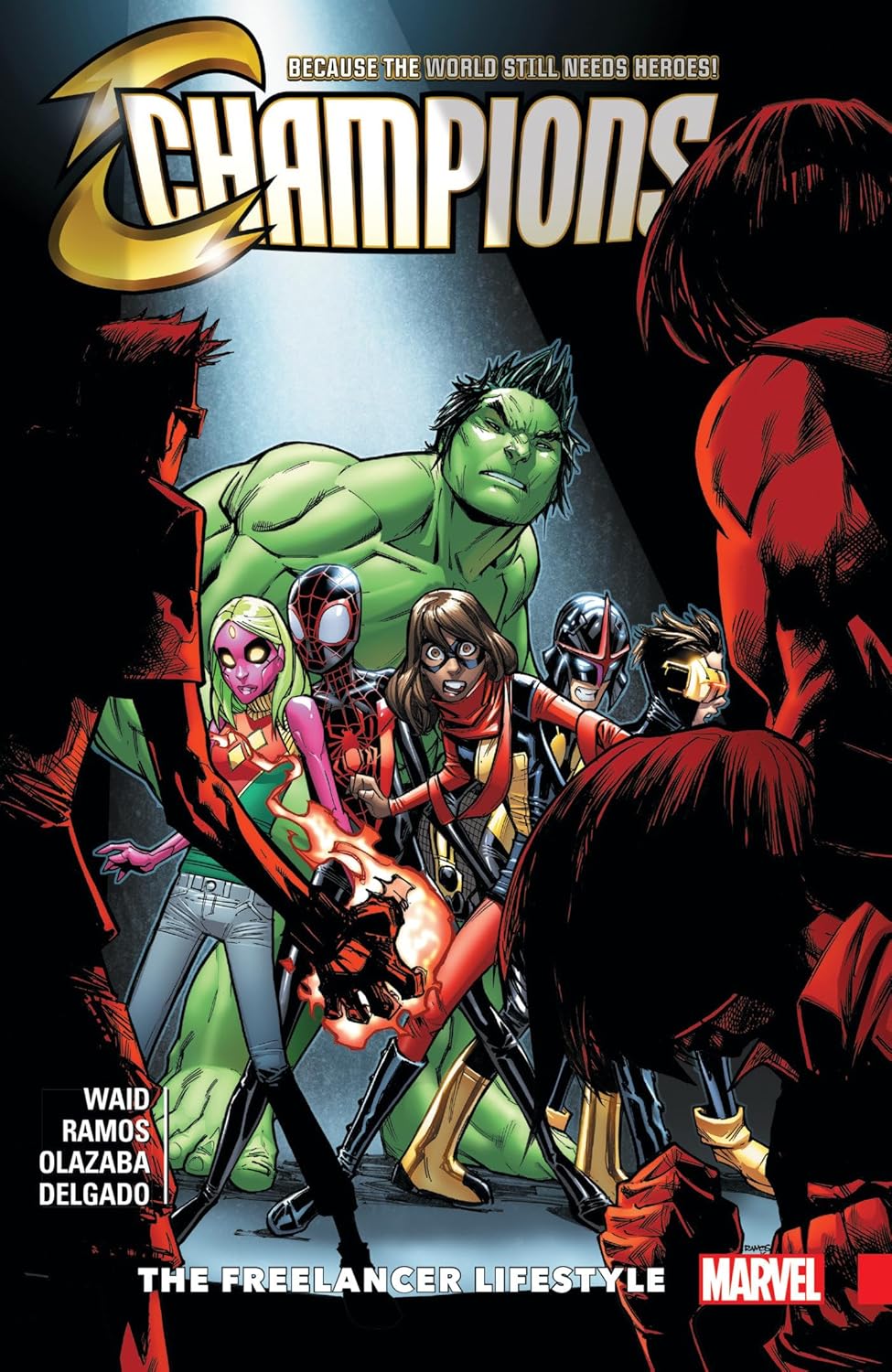 Marvel Comics, Champions Vol. 2: The Freelancer Lifestyle, Mark Waid, Humberto Ramos.