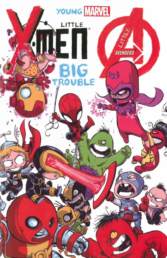Marvel Comics, Young Marvel: Little X-men Vs Little Avengers Big Trouble TPB, Skottie Young, Dan Slott.