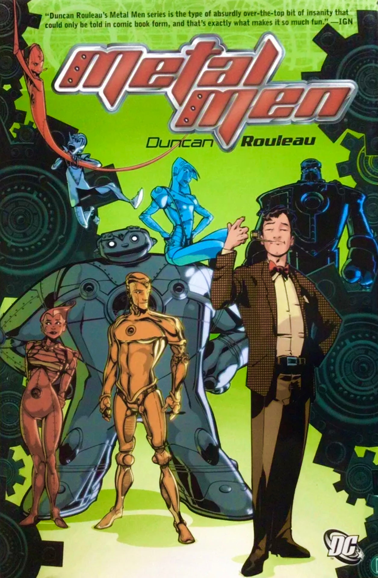 DC Comics, Metal Men HC, Duncan Rouleau.