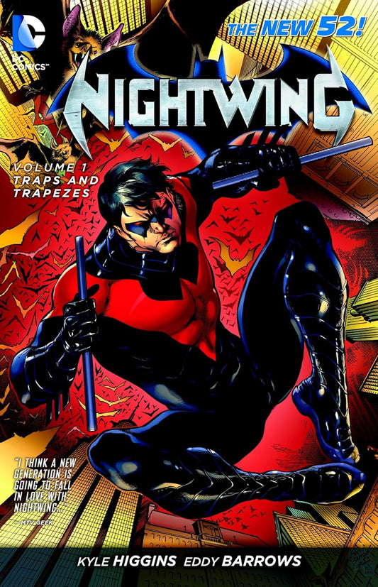 DC Comics, Nightwing Vol. 1: Traps and Trapezes (The New 52) TPB, KyleHiggins, Eddy Barrows.