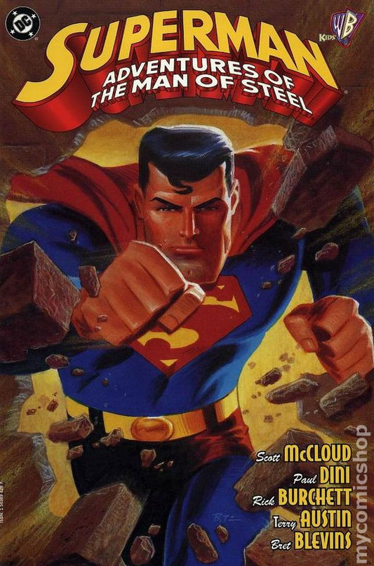 DC Comics, Superman: Adventures of the Man of Steel TPB, Paul Dini, Scott McCloud, Rick Burchett, Bret Blevins, Terry Austin.