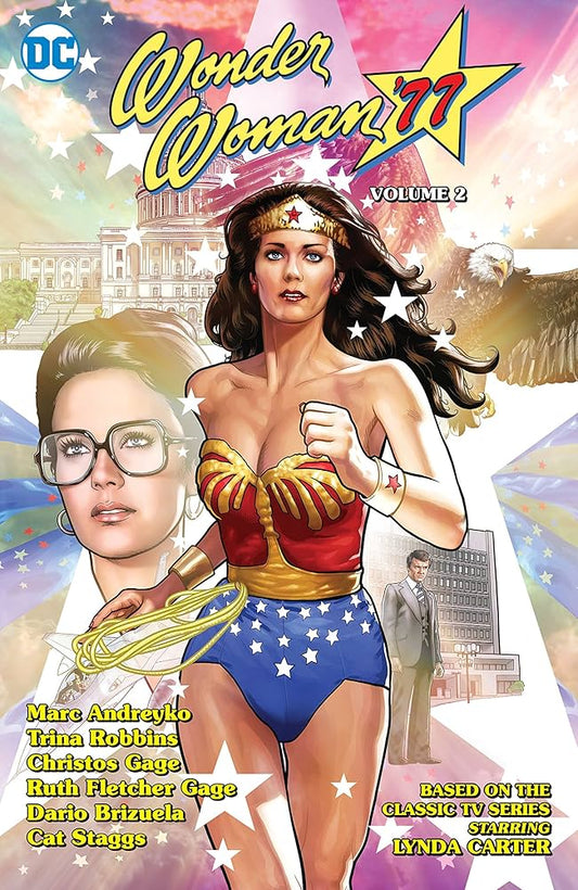DC Comics, Wonder Woman '77 Volume 2 TPB, Mark Andreyko, Trina Robbins, Christos Gage, Dario Brizuela, Cat Staggs.