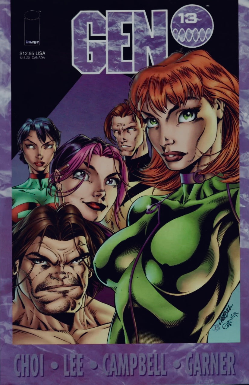 Image Comics, Gen 13 TPB (First Printing 1994), Jim Lee, Brandon Choi, J. Scott Campbell, Alex Garner.