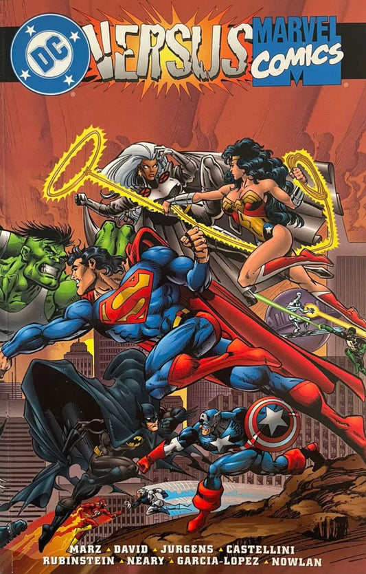 DC Comics, Marvel Comics, DC Versus Marvel Comics TPB, Ron Marz, Peter David.