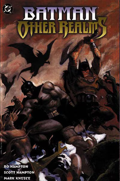 DC Comics, Batman: Other Realms (Batman) TPB, Mark Kneece, Bo Hampton, Scott Hampton.