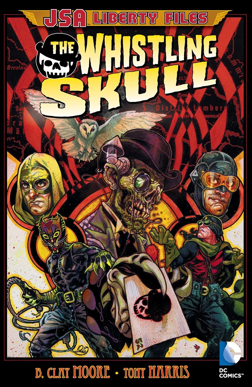 DC Comics, JSA Liberty Files: The Whistling Skull TPB, B. Clay Moore, Tony Harris.