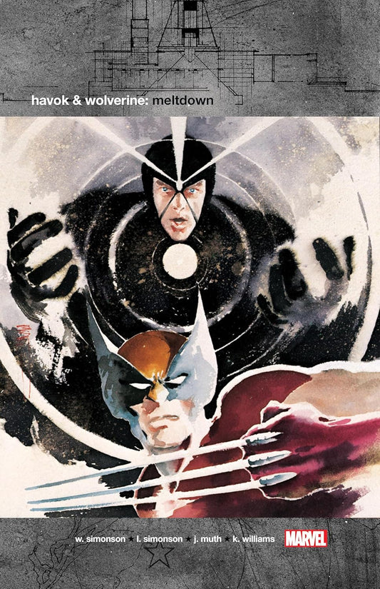 Marvel Comics, Epic Books, Havok & Wolverine: Meltdown (2019 Edition) TPB, Walter Simonson, Louise Simonson, Jon J. Muth, Kent Williams.