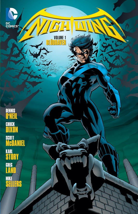 DC Comis, Nightwing Vol. 1: Bludhaven TPB, Dennis O’Neil, Chuck Dixon, Scott McDaniel, Greg Land.