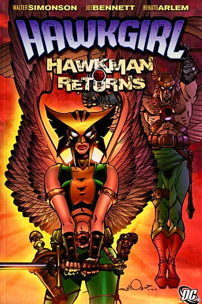 DC Comics, Hawkgirl: Hawkman Returns TPB, Walter Simonson, Joe Bennett, Renato Arlem.