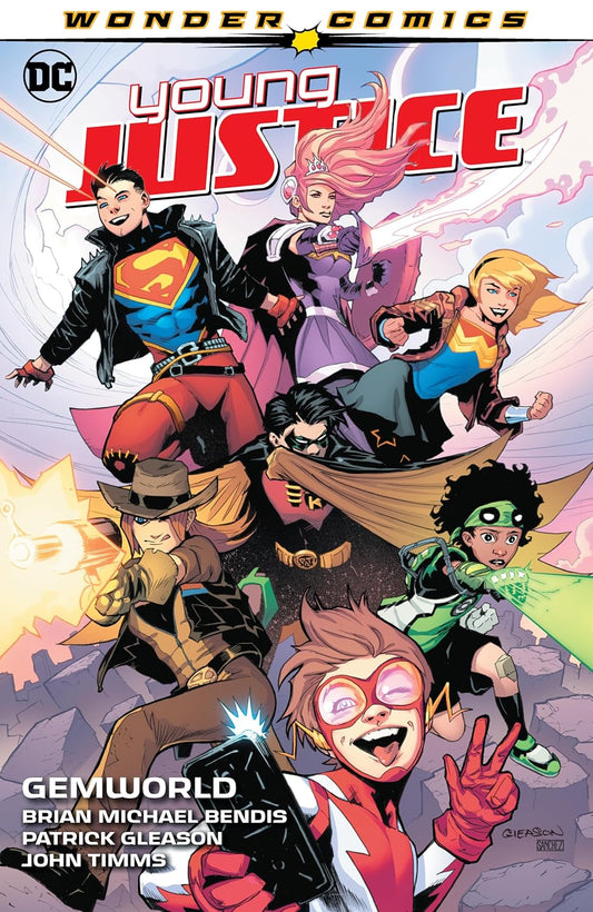 DC Comics, Wonder Comics, Young Justice Vol. 1: Gemworld TPB, Brian Michael Bendis, Patrick Gleason, John Timms.