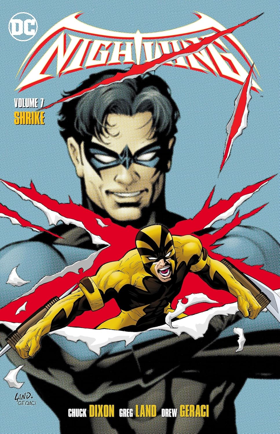 DC Comics, Nightwing Vol. 7: Shrike TPB, Chuck Dixon, Greg Land, Drew Geraci.