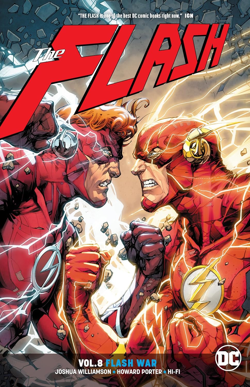DC Comic, The Flash Vol. 8: Flash War TPB, Joshua Williamson, Howard Porter, Scott Kolins.