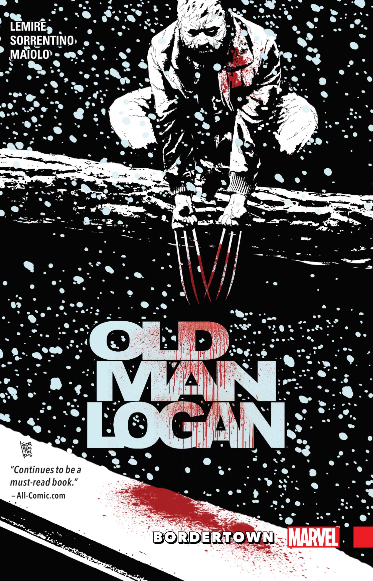 Marvel Comics, Wolverine: Old Man Logan Vol. 2 - Bordertown TPB, Jeff Lemire, Andrea Sorrentino.