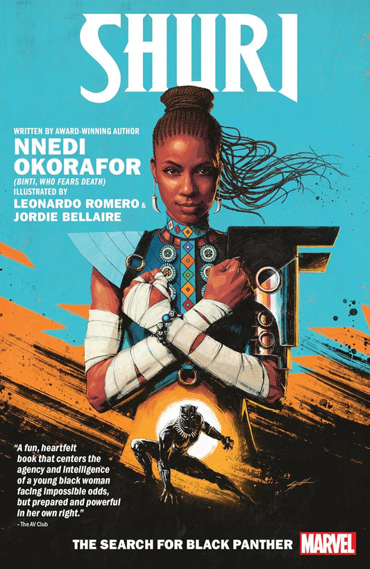 Marvel Comics, Shuri Vol. 1: The Search for Black Panther TPB, Nnedi Okorafor, Leonardo Romero.