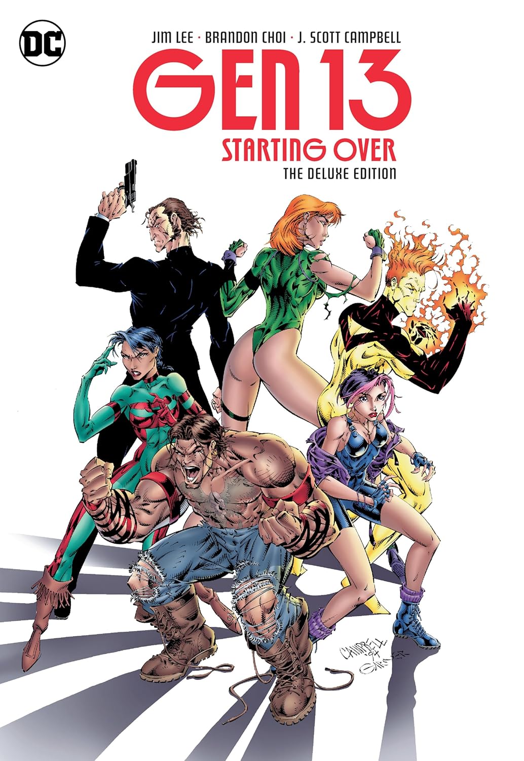 DC Comics, Gen 13: Starting Over The Deluxe Edition HC, Jim Lee, Brandon Choi, J. Scott Campbell.