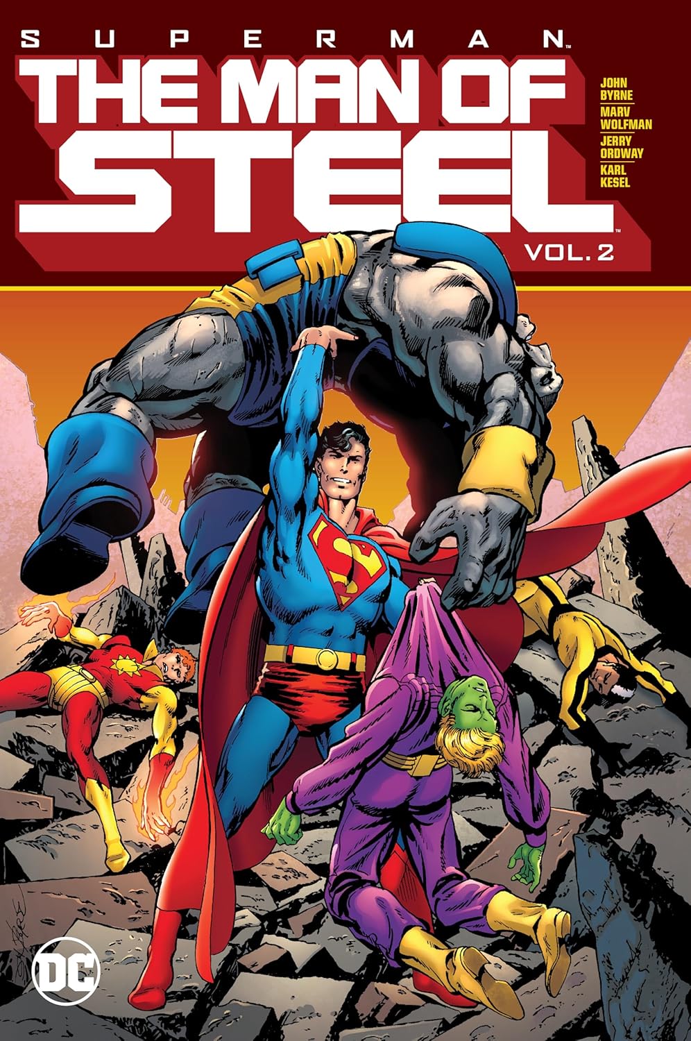 DC Comics, Superman: The Man of Steel Vol. 2 HC, John Byrne, Marv Wolfman, Jerry Ordway, Karl Kesel.