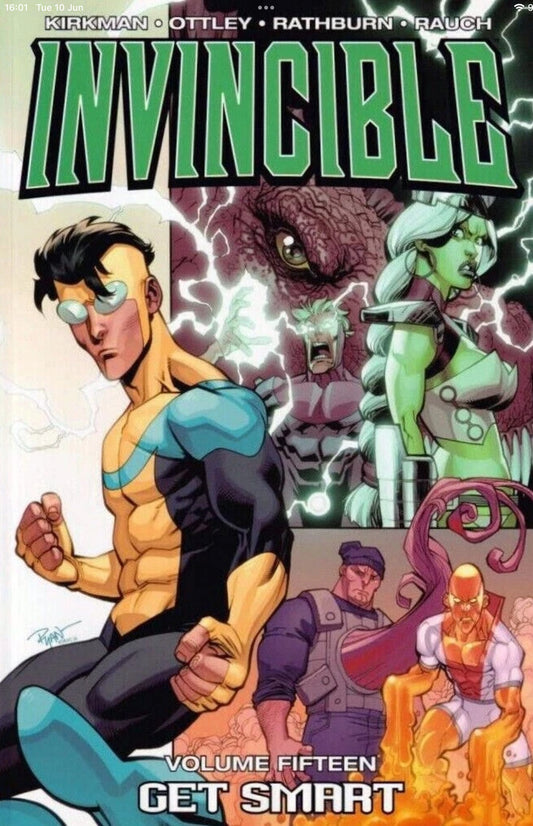 Image Comics, Invincible Volume 15: Get Smart (2011 Printing) TPB, Kirkman, Ottley, Rathburn, Rauch.