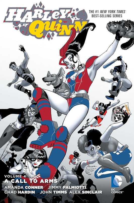 DC Comics, Harley Quinn Vol. 4: A Call to Arms HC, Amanda Conner, Jimmy Palmiotti, Chad Hardin, John Timms, Alex Sinclair.