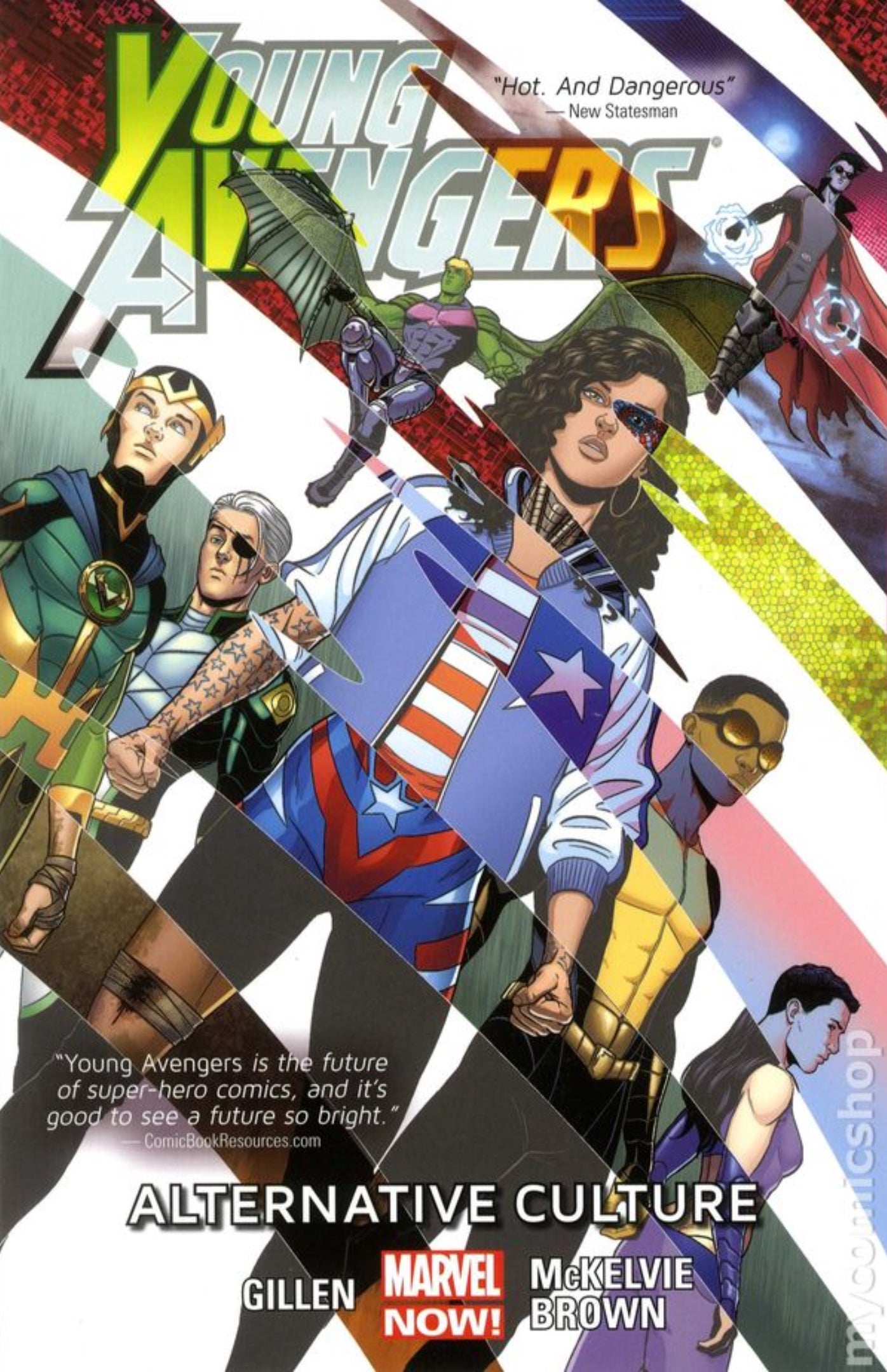 Marvel Comics, Young Avengers Vol. 2: Alternative Cultures TPB, Gillen, McKelvie, Brown.