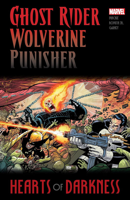 Marvel Comics, Ghost Rider/Wolverine/Punisher: Hearts of Darkness TPB, Mackie, Romita Jr., Garney.