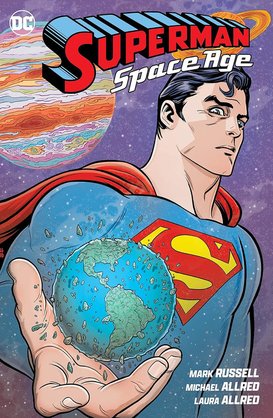 DC Comics, Superman: Space Age HC, Mark Russell, Mike Allred, Laura Allred.
