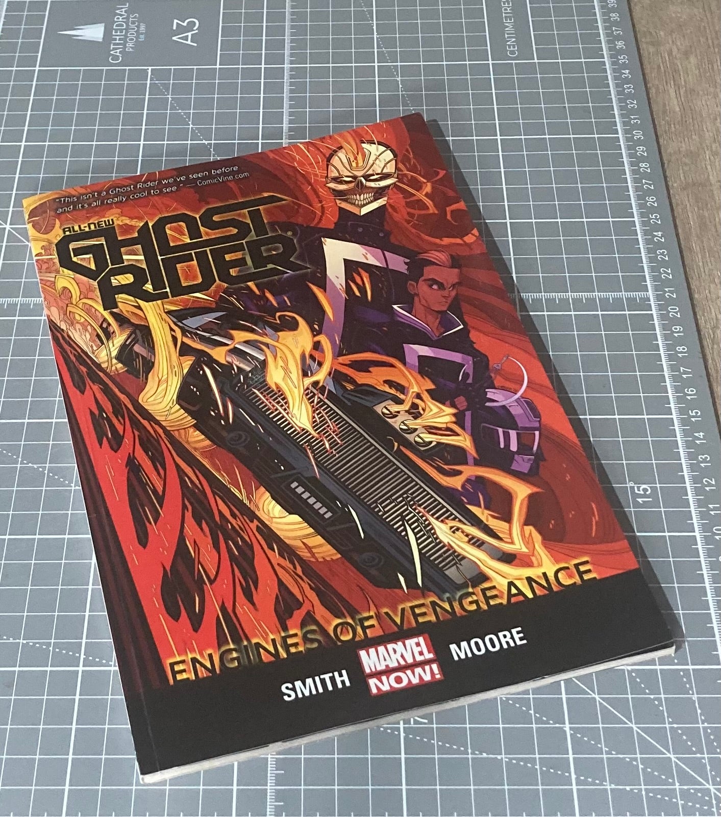 All-New Ghost Rider Volume 1: Engines of Vengeance TPB (Ex-Library Book).
