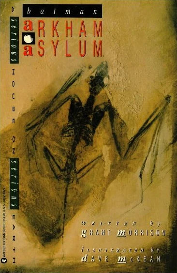 Batman: Arkham Aslyum - A Serious House on Serious Earth (1990 Warner Books First Print) TPB