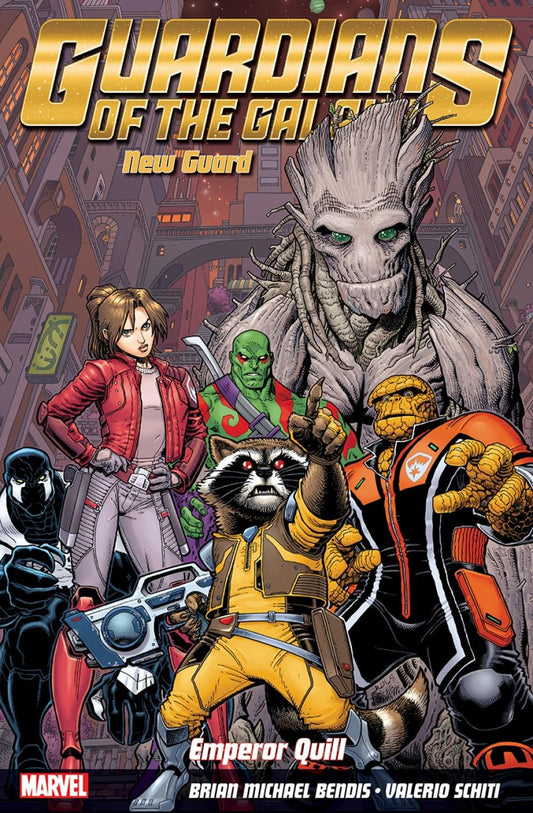 Marvel Comics, Guardians Of The Galaxy: New Guard Volume 1 - Emperor Quill TPB Panini Edition.