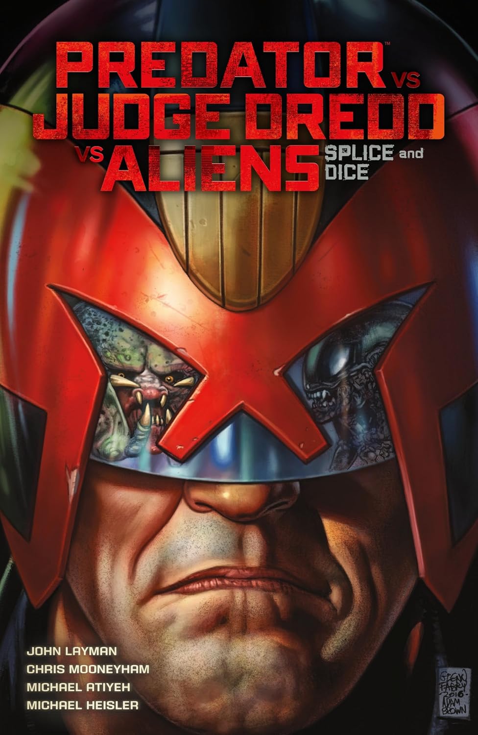 IDW Publishing, Predator Vs Judge Dredd Vs Aliens: Splice and Dice TPB