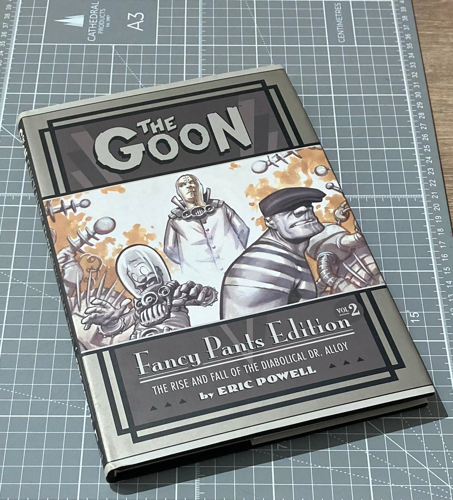 The Goon Fancy Pants Edition Volume 2: The Rise And Fall Of The Diabolical Dr. Alloy HC (LIMITED EDITION HARDCOVER Signed By: Eric Powell).