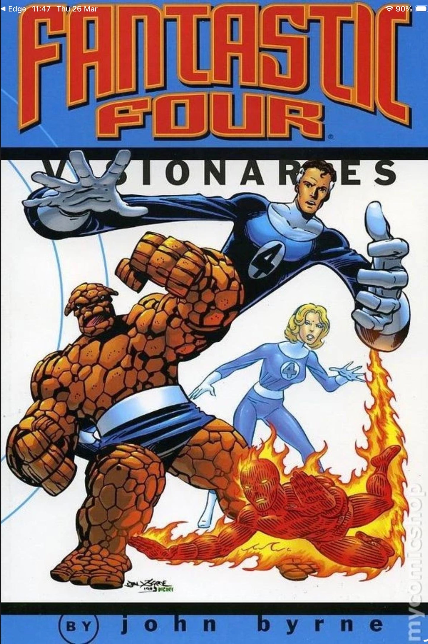 Marvel Comics, Fantastic Four Visionaries By John Byrne Vol. 1 TPB
