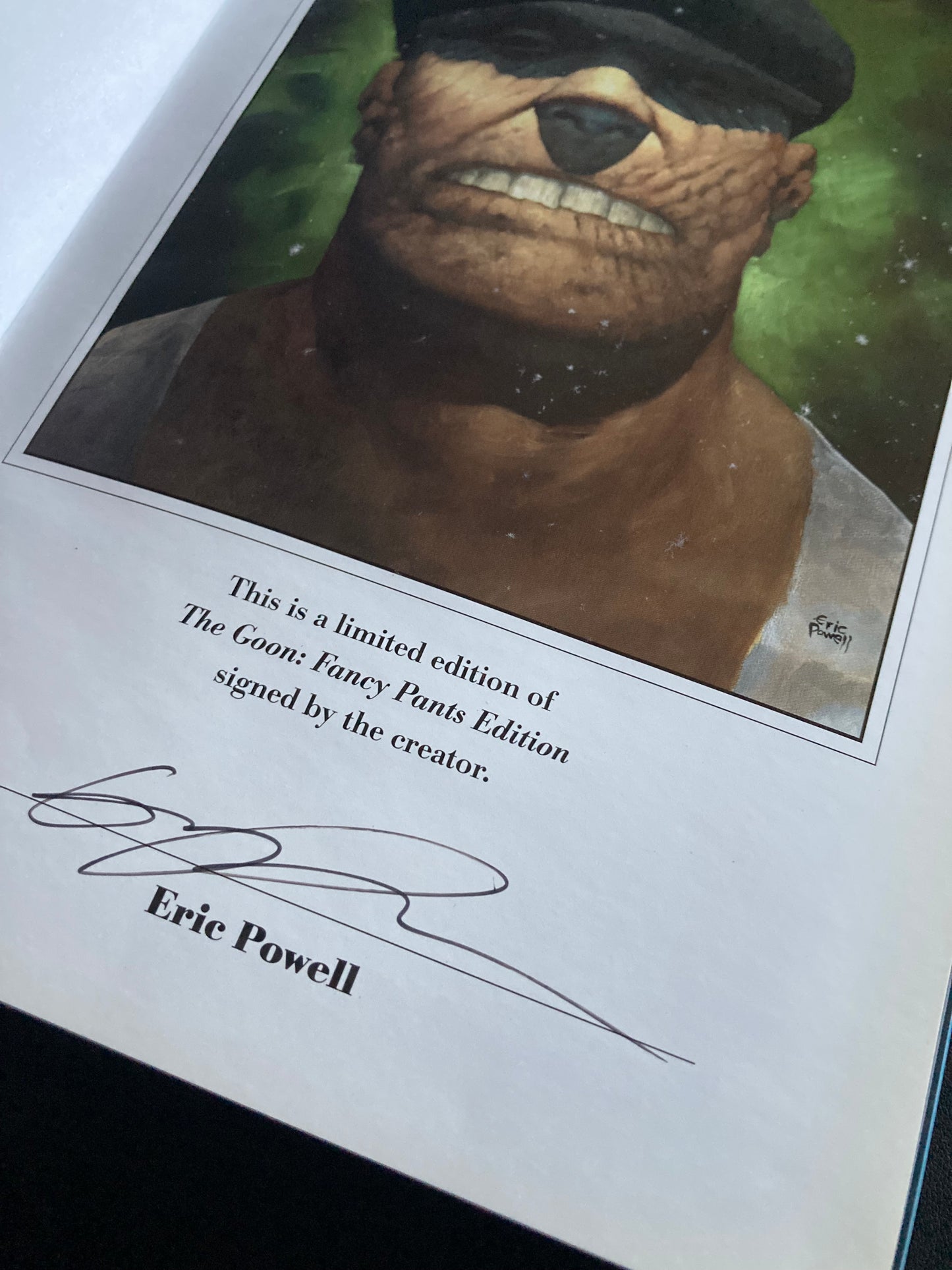 The Goon Fancy Pants Edition Volume 3: The Return of Labrazio HC (LIMITED EDITION HARDCOVER Signed By: Eric Powell)