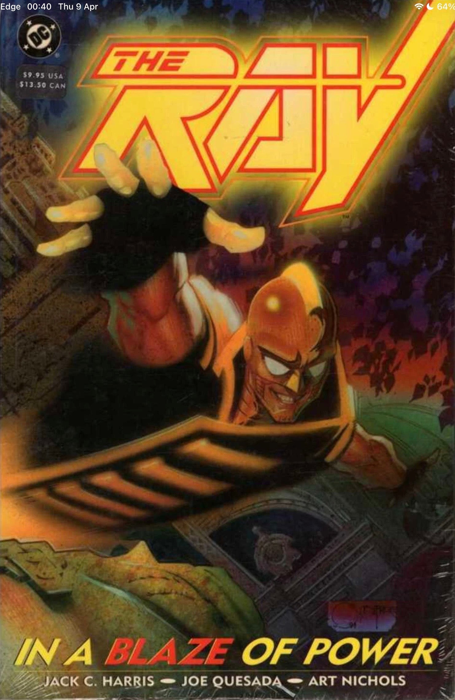 DC Comics, The Ray: In a Blaze of Power TPB
