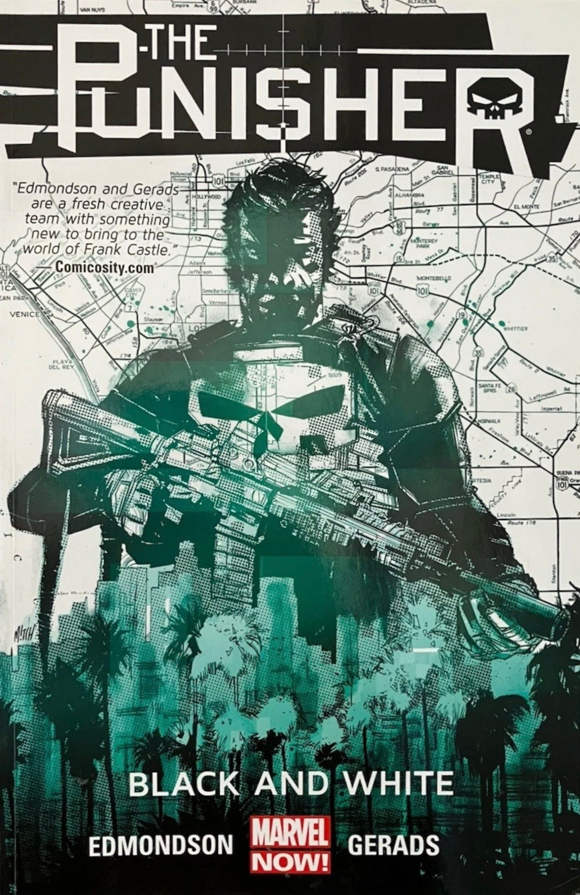 Marvel Comics, The Punisher Volume 1: Black and White TPB (Ex-Library Book)
