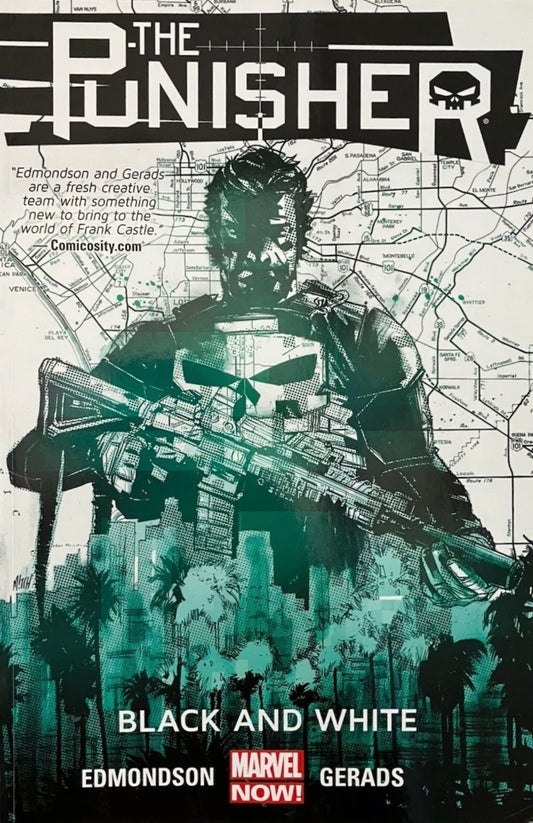 Marvel Comics, The Punisher Volume 1: Black and White TPB (Ex-Library Book)