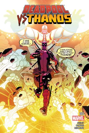 Marvel Comics, Deadpool vs. Thanos TPB (Ex-Library Book).